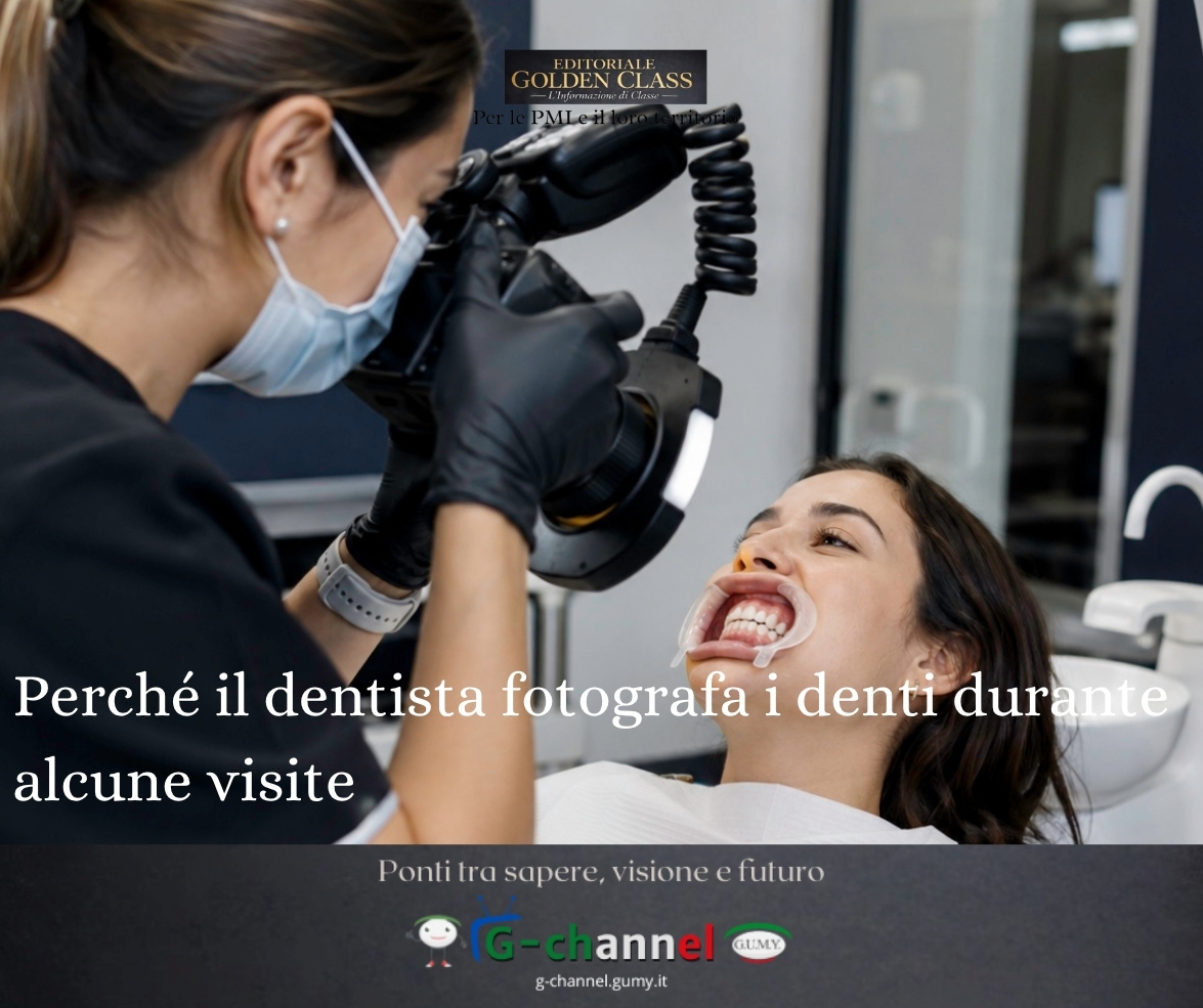 Perché il dentista fotografa i denti durante alcune visite